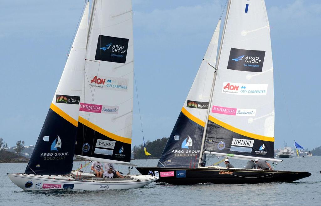 Day 1 qualifying matches for Group 1 in the 2014 Argo Group Gold Cup © Talbot Wilson